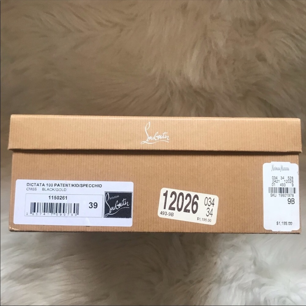 ⭕️SOLD⭕️ CHRISTIAN LOUBOUTIN Dictata 100 Shoes - Picture 8 of 8